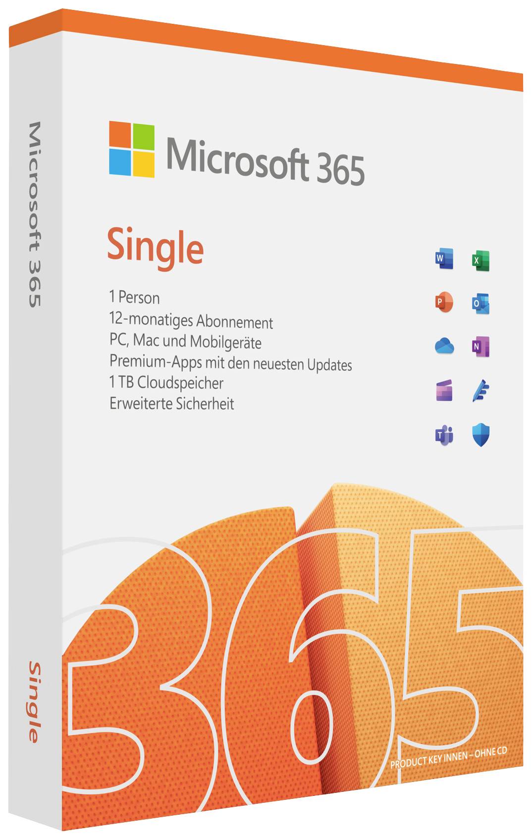 Microsoft Office 365 Single version complète, 1 licence Android, iOS, Mac, Windows Pack Office