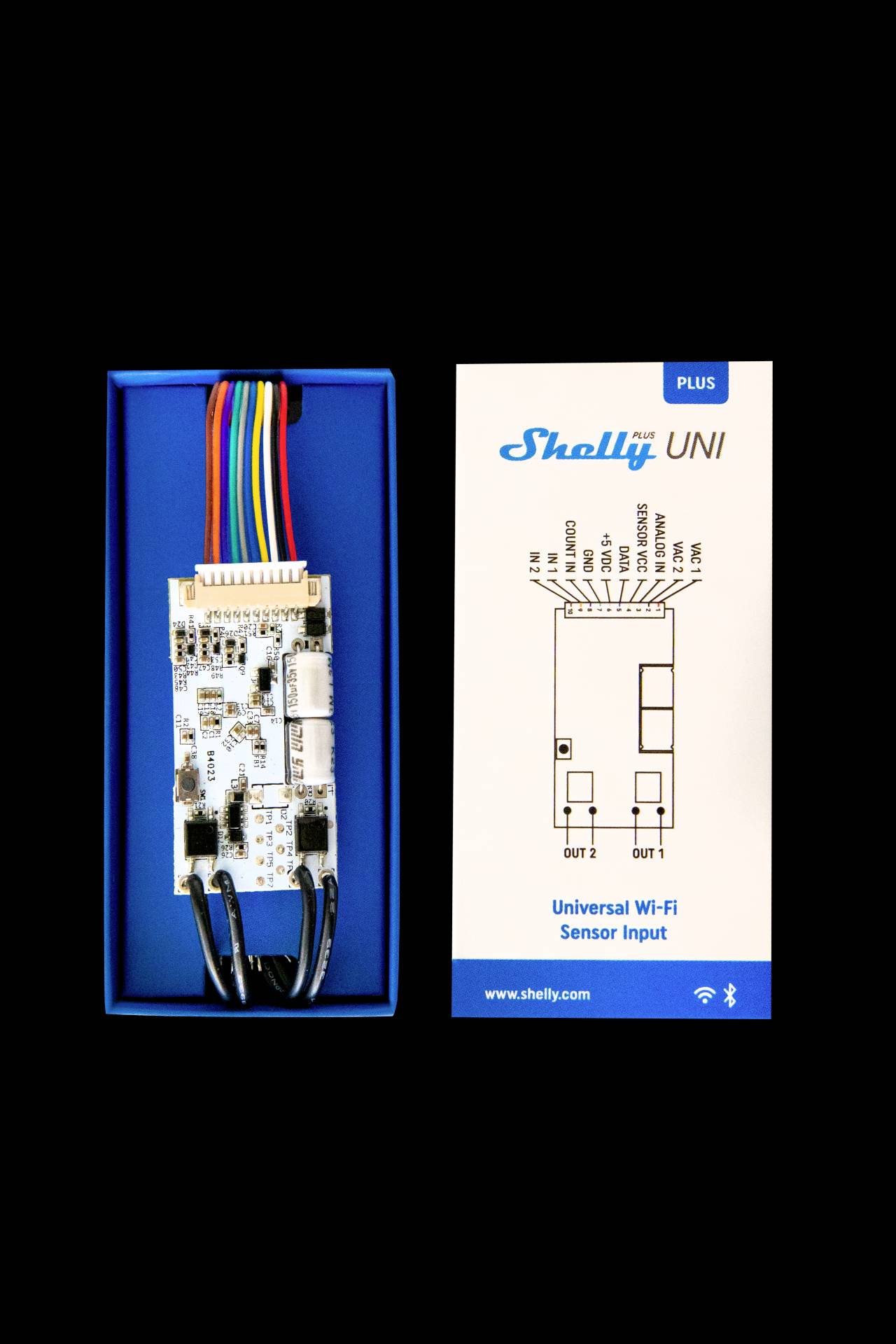 Shelly Plus Uni Module universel Wi-Fi, Bluetooth