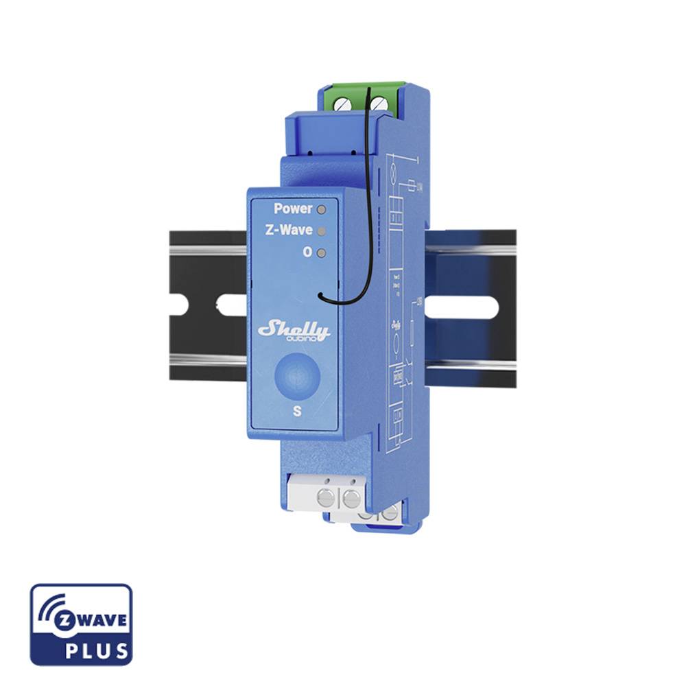 Shelly Qubino Wave PRO 1 Relais pour rail DIN Z-Wave