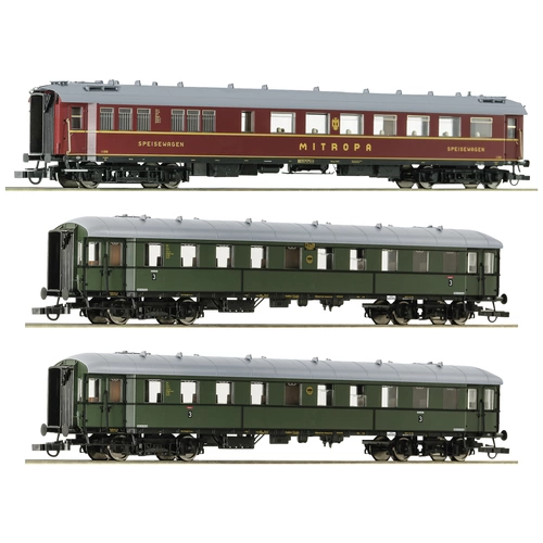 Roco 6200057 Lot de 3 H0 2 : « Zwickau Traditiontrain » de la DR WR4UE, 3ème classe C4UE Roco 6200057 Lot de 3 H0 2 : « Zwickau Traditiontrain » de la DR WR4UE, 3ème classe C4UE