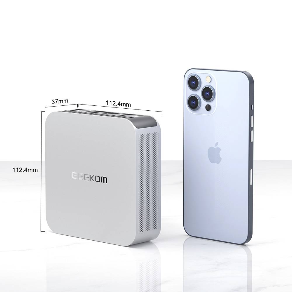 GEEKOM Mini-PC (HTPC) Mini A 7 AMD Ryzen 7 7840HS 32 GB RAM 1 TB SSD AMD Radeon Graphics Win 11 Pro Mini A 7