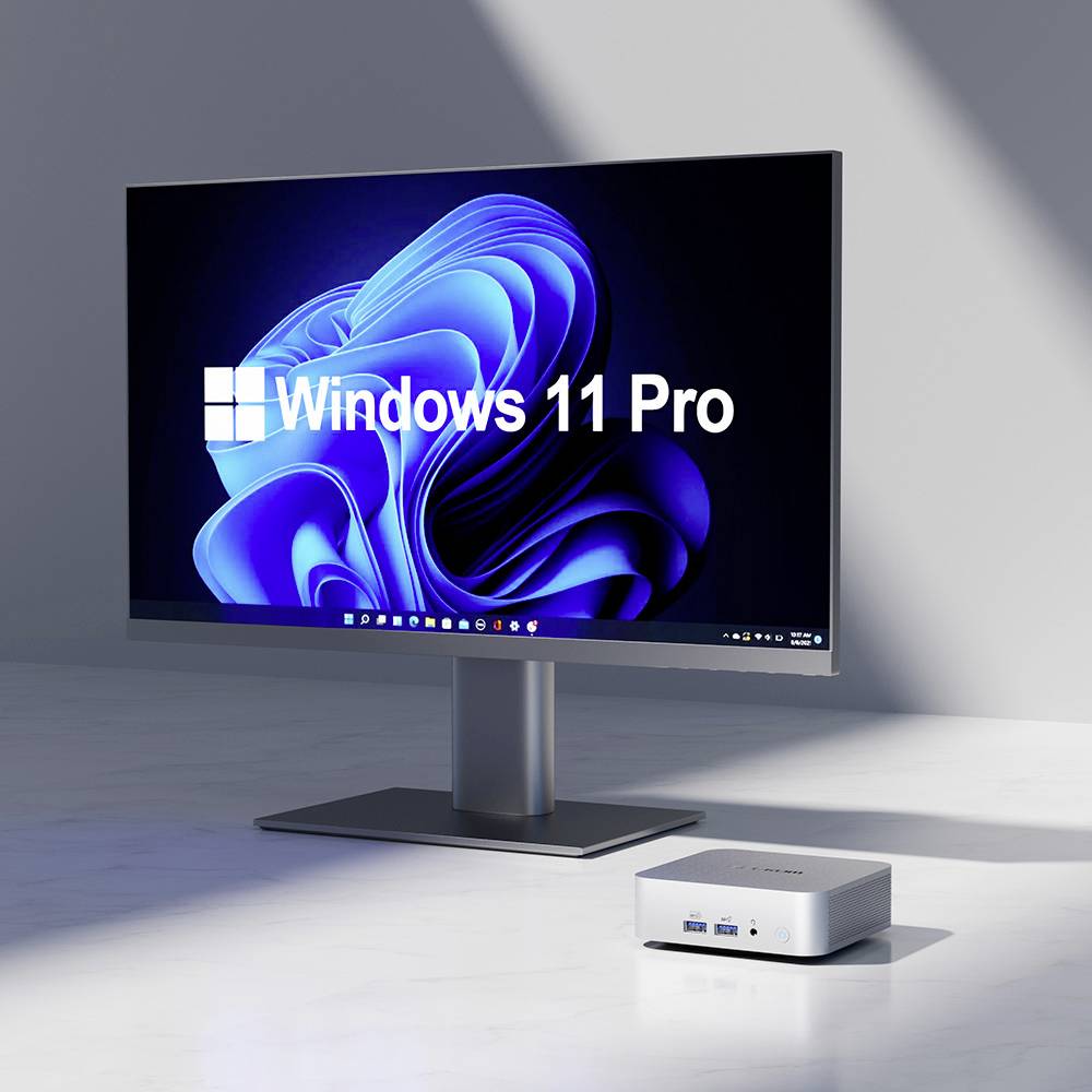 GEEKOM Mini-PC (HTPC) Mini A 7 AMD Ryzen 7 7840HS 32 GB RAM 1 TB SSD AMD Radeon Graphics Win 11 Pro Mini A 7