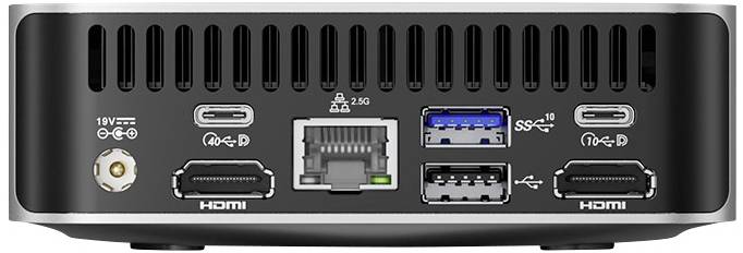 GEEKOM Mini-PC (HTPC) Mini A 7 AMD Ryzen 7 7840HS 32 GB RAM 1 TB SSD AMD Radeon Graphics Win 11 Pro Mini A 7