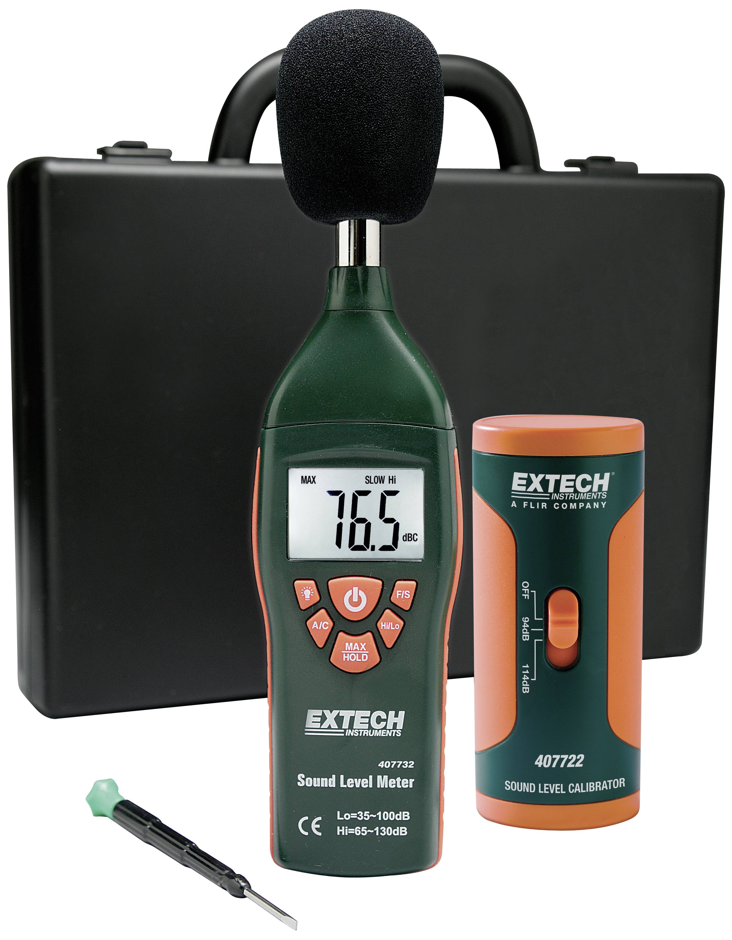 Extech Sonomètre 407732-KIT 35 - 130 dB