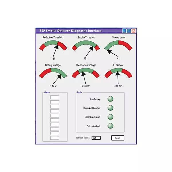 FireAngel Câble/logiciel de diagnostic