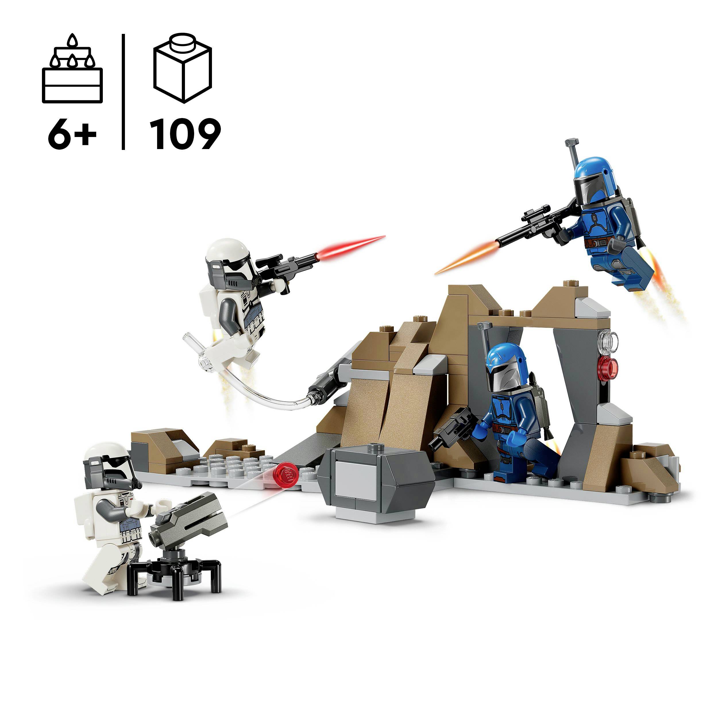 75373 LEGO® STAR WARS™ Embuscade sur le pack de bataille Mandalore