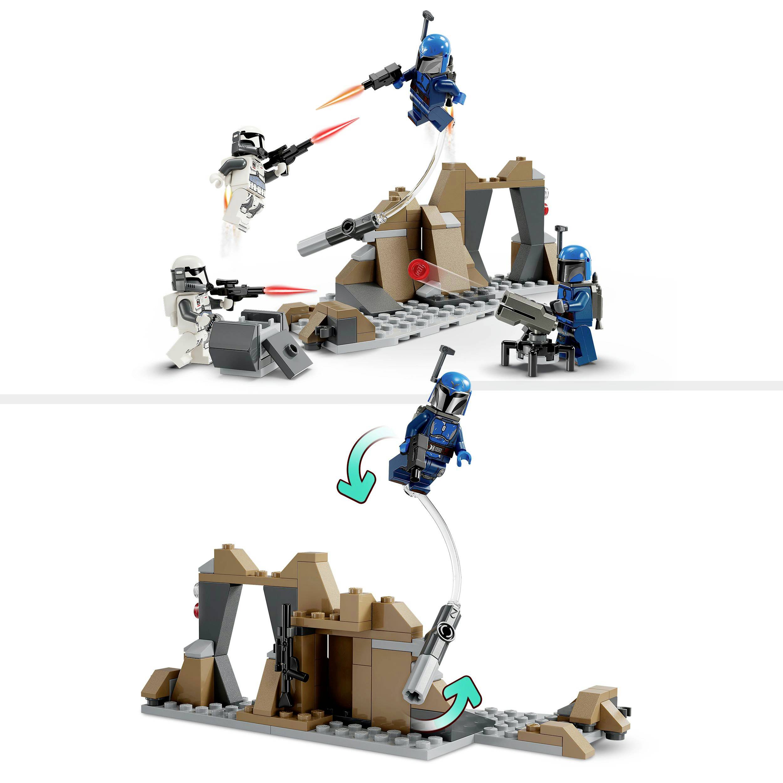 75373 LEGO® STAR WARS™ Embuscade sur le pack de bataille Mandalore