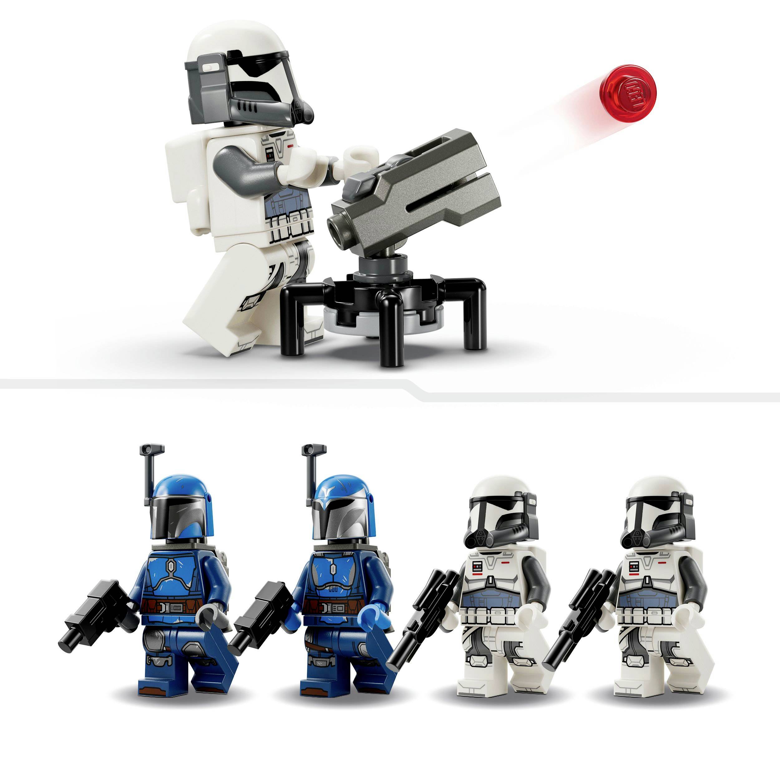 75373 LEGO® STAR WARS™ Embuscade sur le pack de bataille Mandalore
