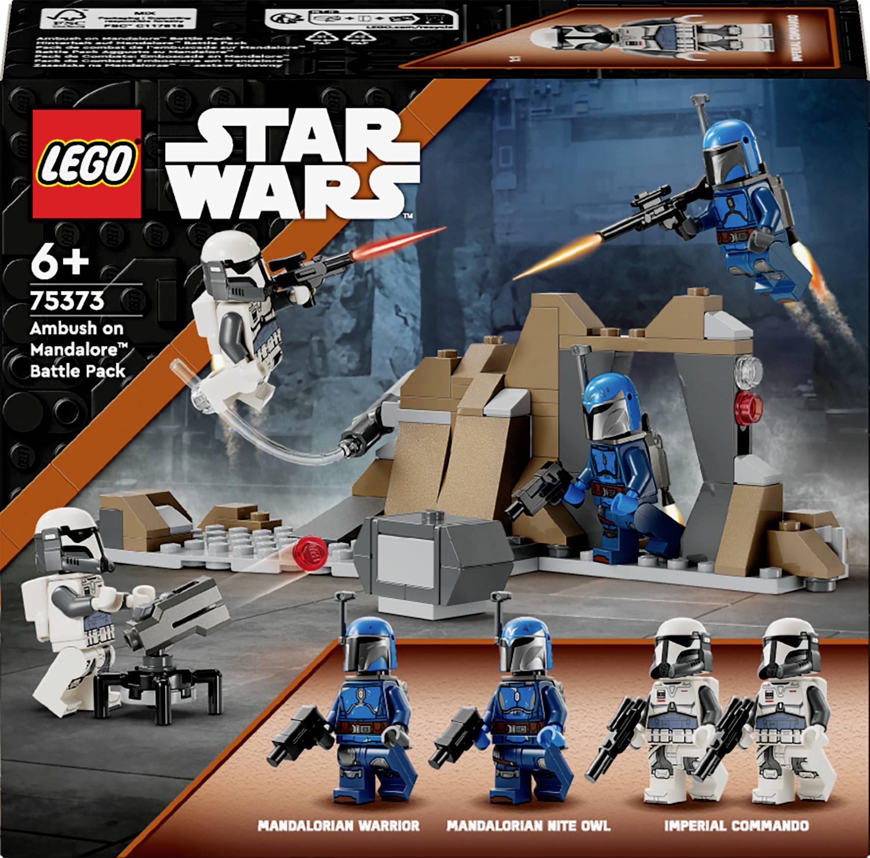 75373 LEGO® STAR WARS™ Embuscade sur le pack de bataille Mandalore