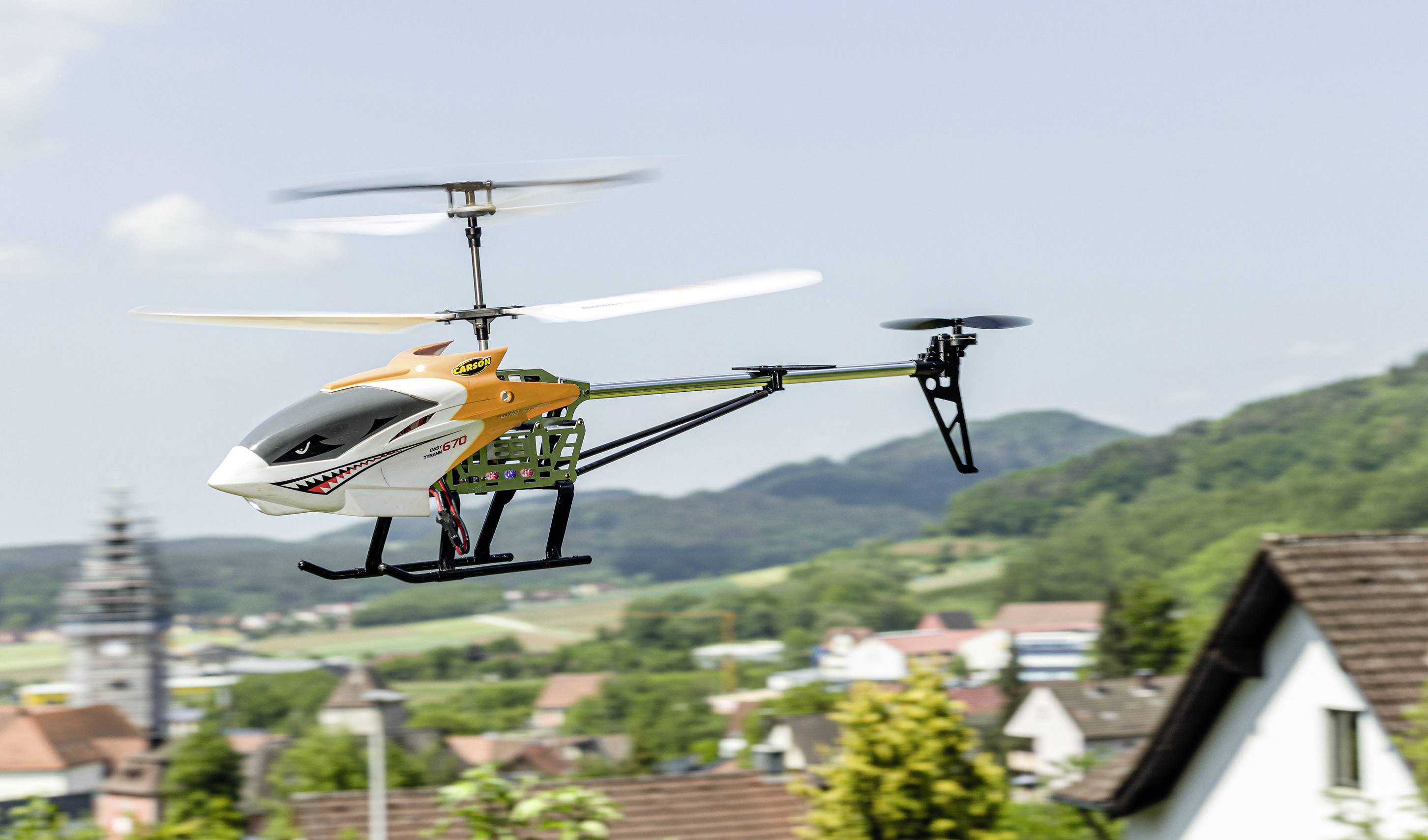 Carson Modellsport Easy Tyrann 670 Hélicoptère RC débutant prêt à voler (RtF)