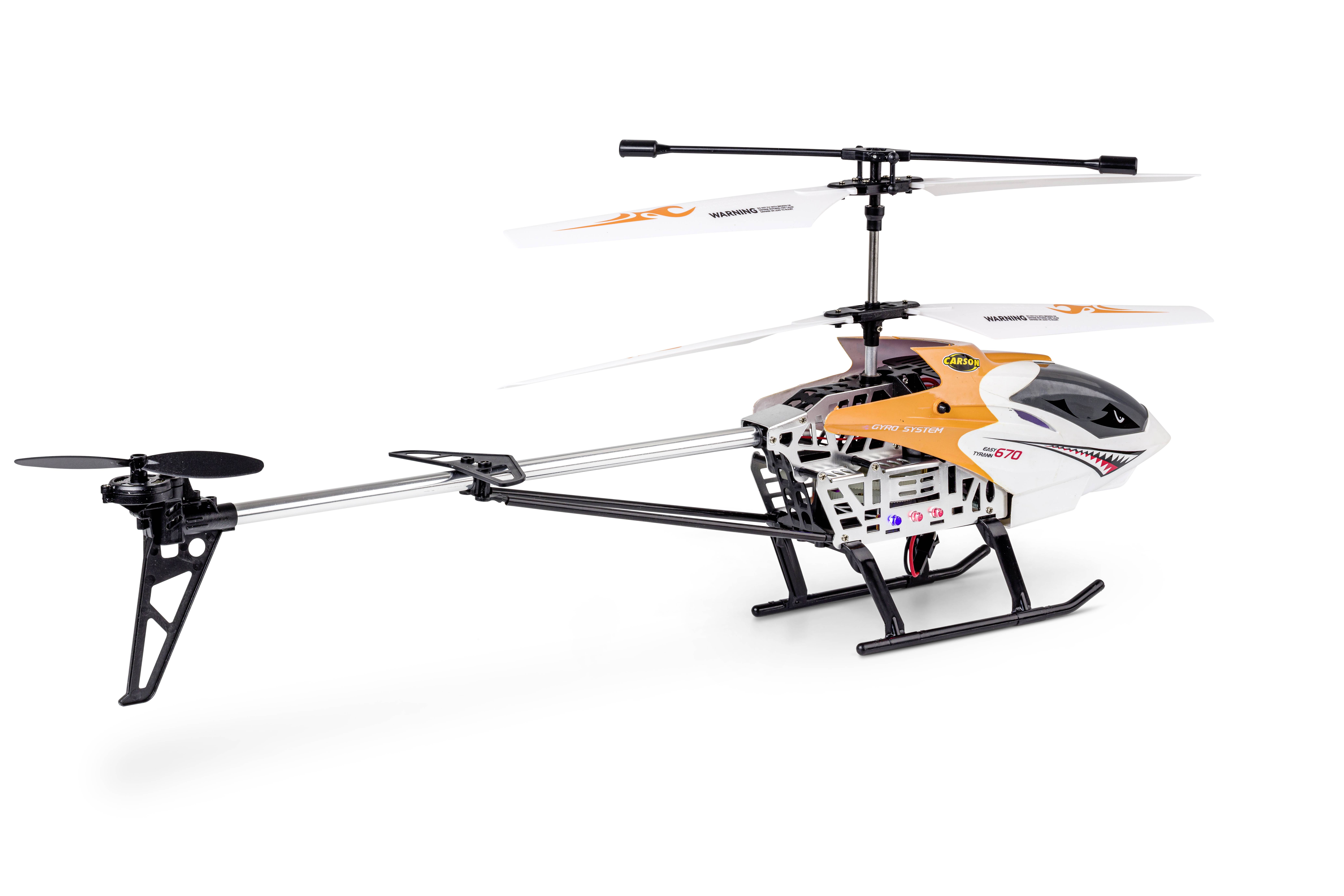 Carson Modellsport Easy Tyrann 670 Hélicoptère RC débutant prêt à voler (RtF)