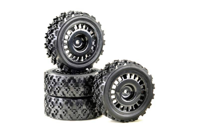 Absima 1:10 Rally Rally Block Roues complètes noir 4 pc(s)