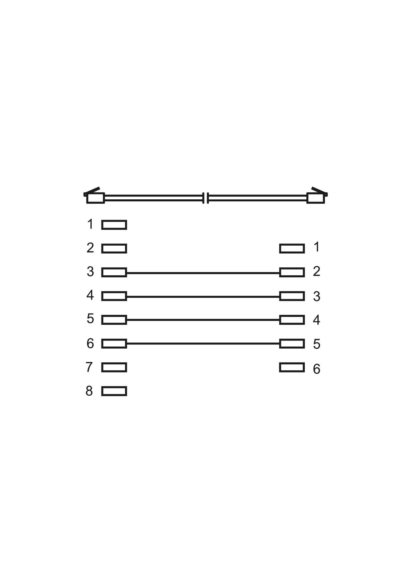 L'image montre l'expérience de l'illusion de Müller-Lyer avec deux lignes horizontales, huit traits numérotés à gauche et à droite.