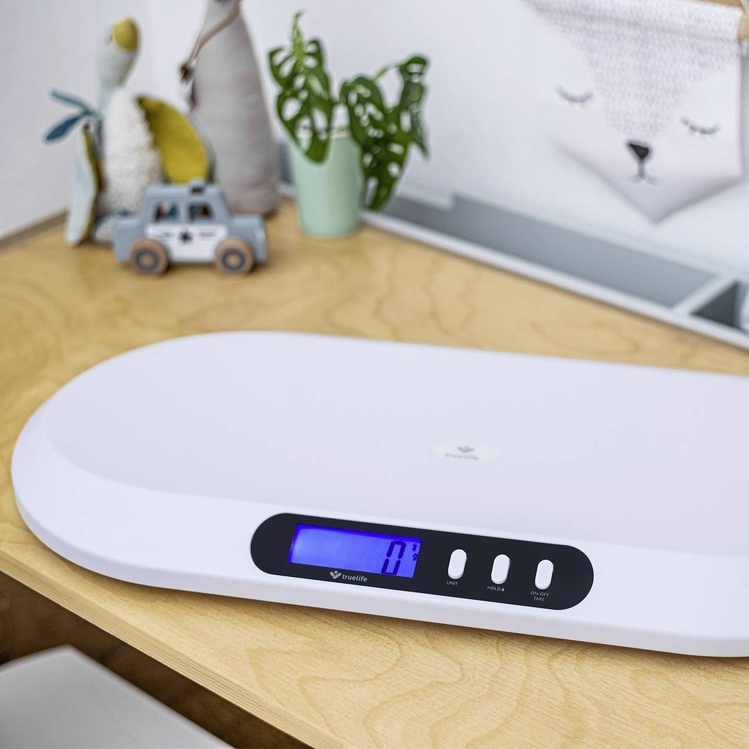 truelife B5 BT Pèse-bébé numérique Plage de pesée (max.)=20 kg blanc avec Bluetooth