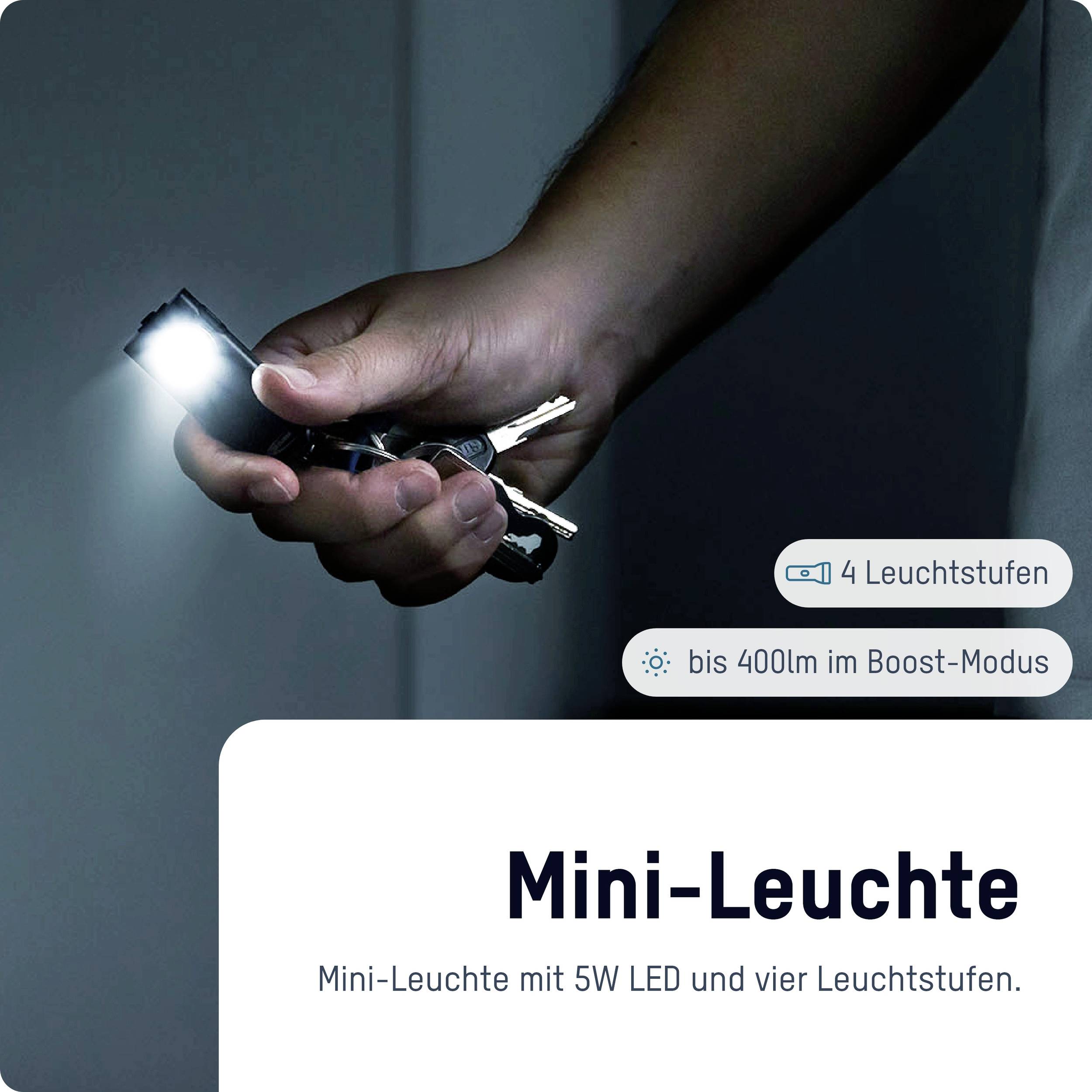 Ansmann 1600-0597 ML400R Petite lampe mobile LED noir