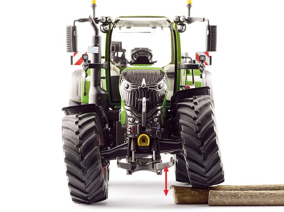 Wiking 077869 Echelle I Modèle réduit de véhicule agricole Fendt 724 Vario avec chargeur frontal Cargo 6.100