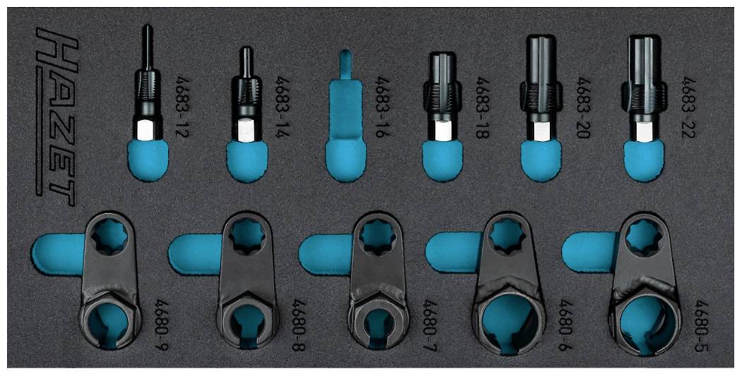 Hazet 163-611/10 Jeu d'outils 10 pièces