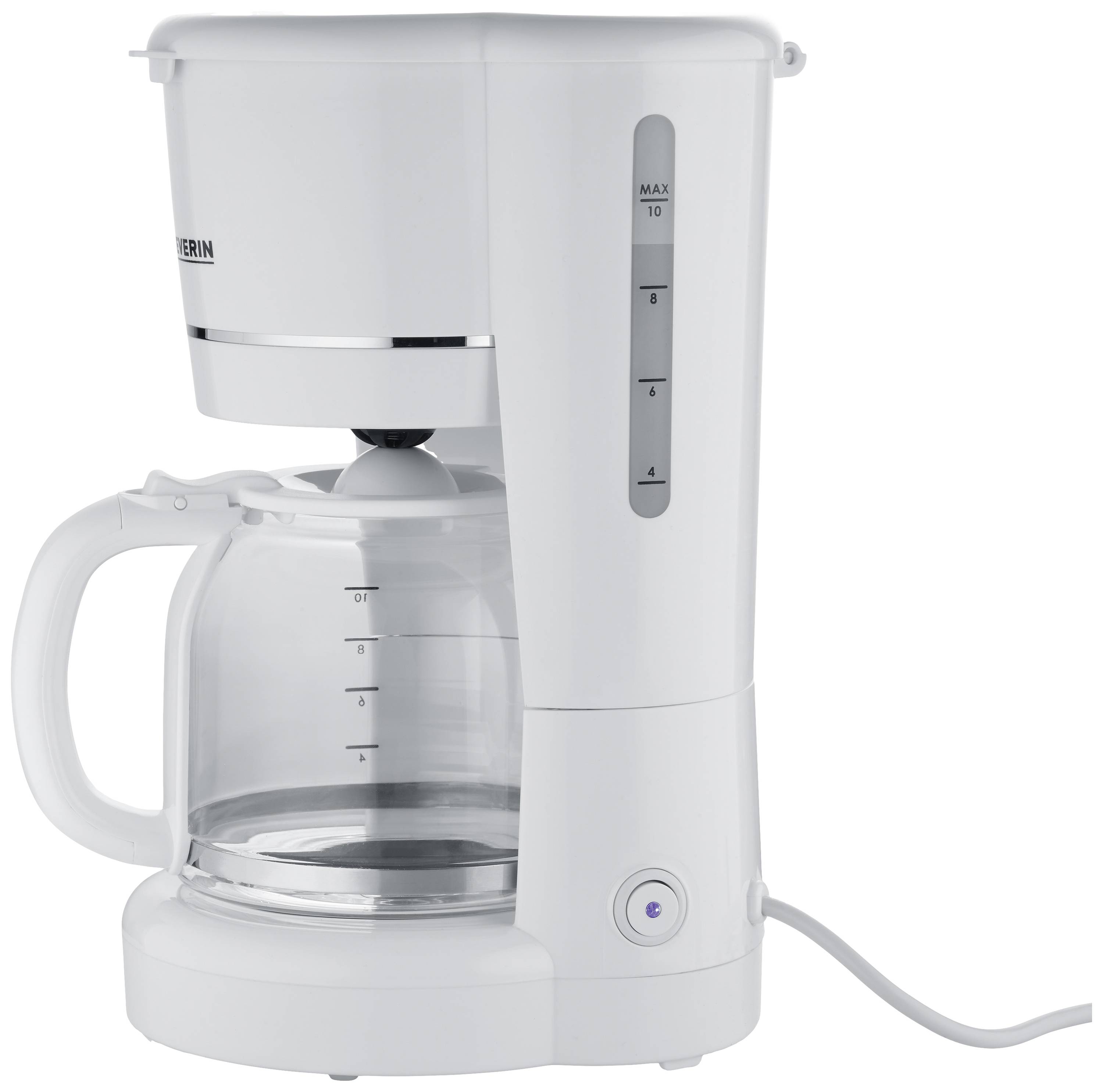 Severin KA 4323 Cafetière blanc Nombre de tasse=10