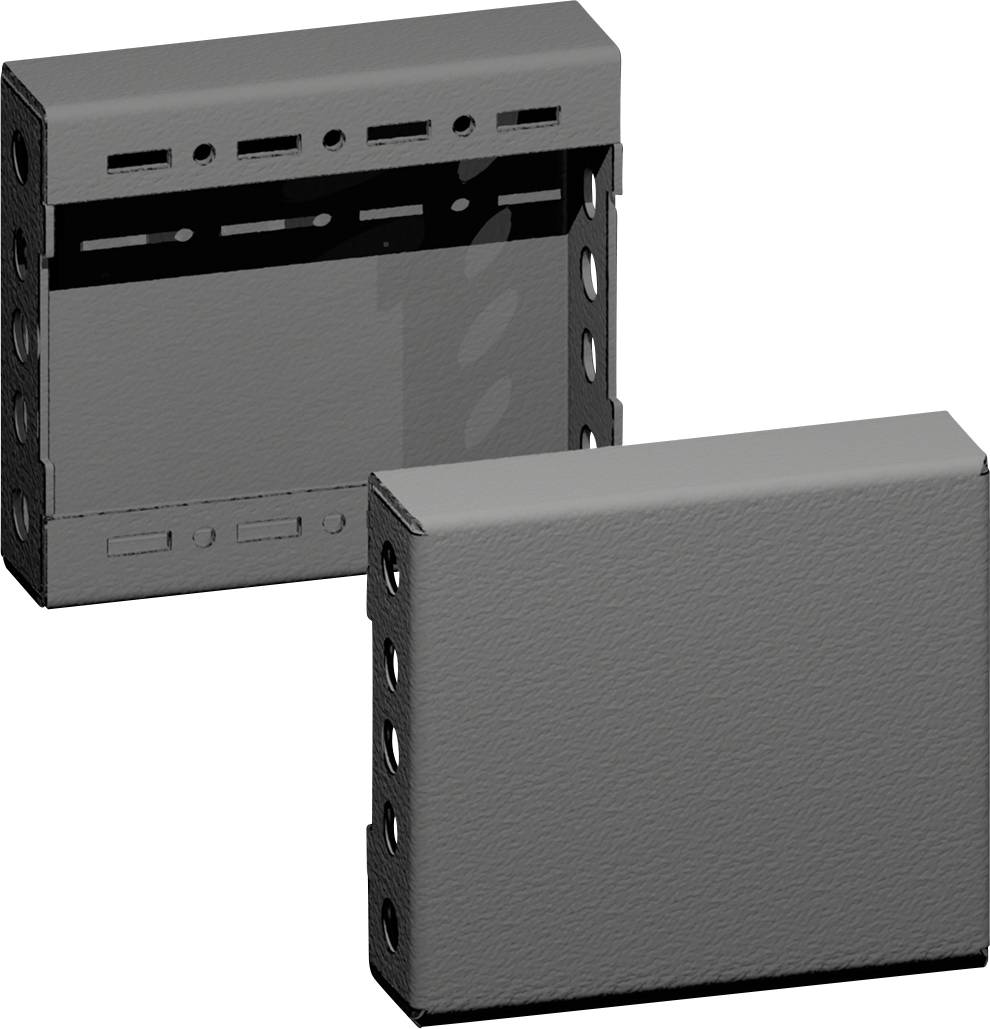 Cadre de base VX, latéral, H : 100 mm, pour T : 300 mm, tôle d'acier 8660030 Rittal Contenu: 1 set