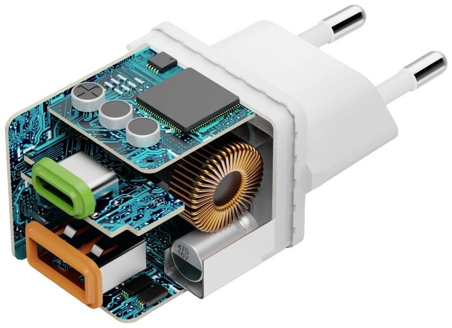 Hama 00201992 Chargeur USB 30 W 1x USB-A, 1x USB-C® Power Delivery blanc intérieure USB Power Delivery (USB-PD)