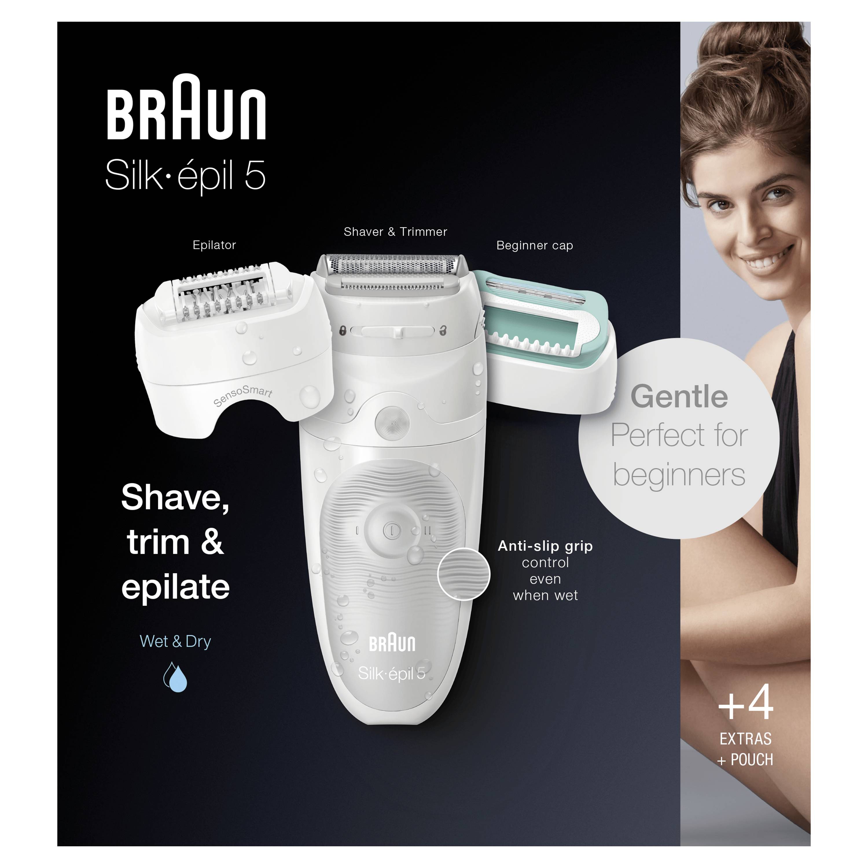 Braun LEGEPIL Epilateur blanc