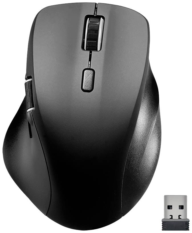 SpeedLink LIBERA Souris Bluetooth, radio optique noir 5 Boutons 1000 dpi, 1600 dpi, 2400 dpi, 3200 dpi Touches à frappe