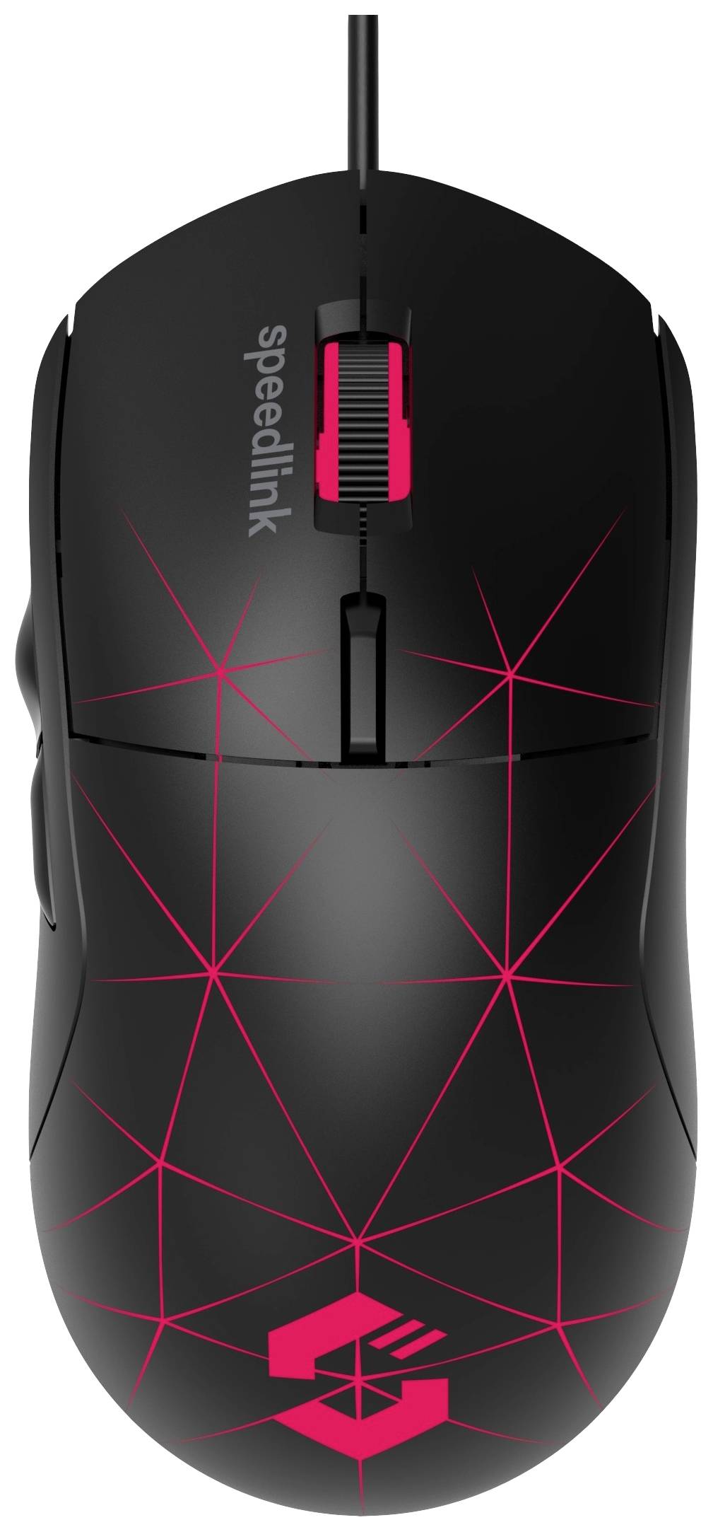 SpeedLink CORAX Souris de gaming USB noir 5 Boutons 3200 dpi éclairé, molette intégrée