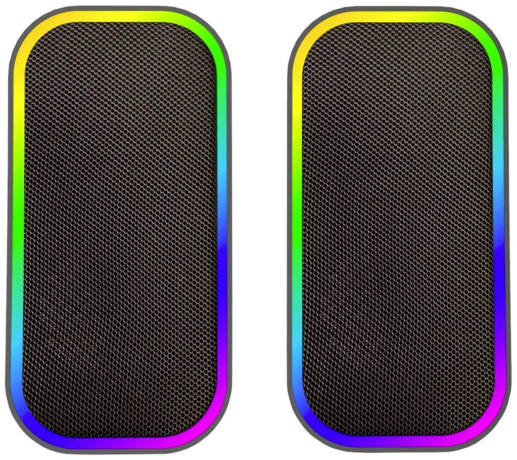 SpeedLink TOKEN Enceintes PC Bluetooth, filaire 6 W noir, RVB