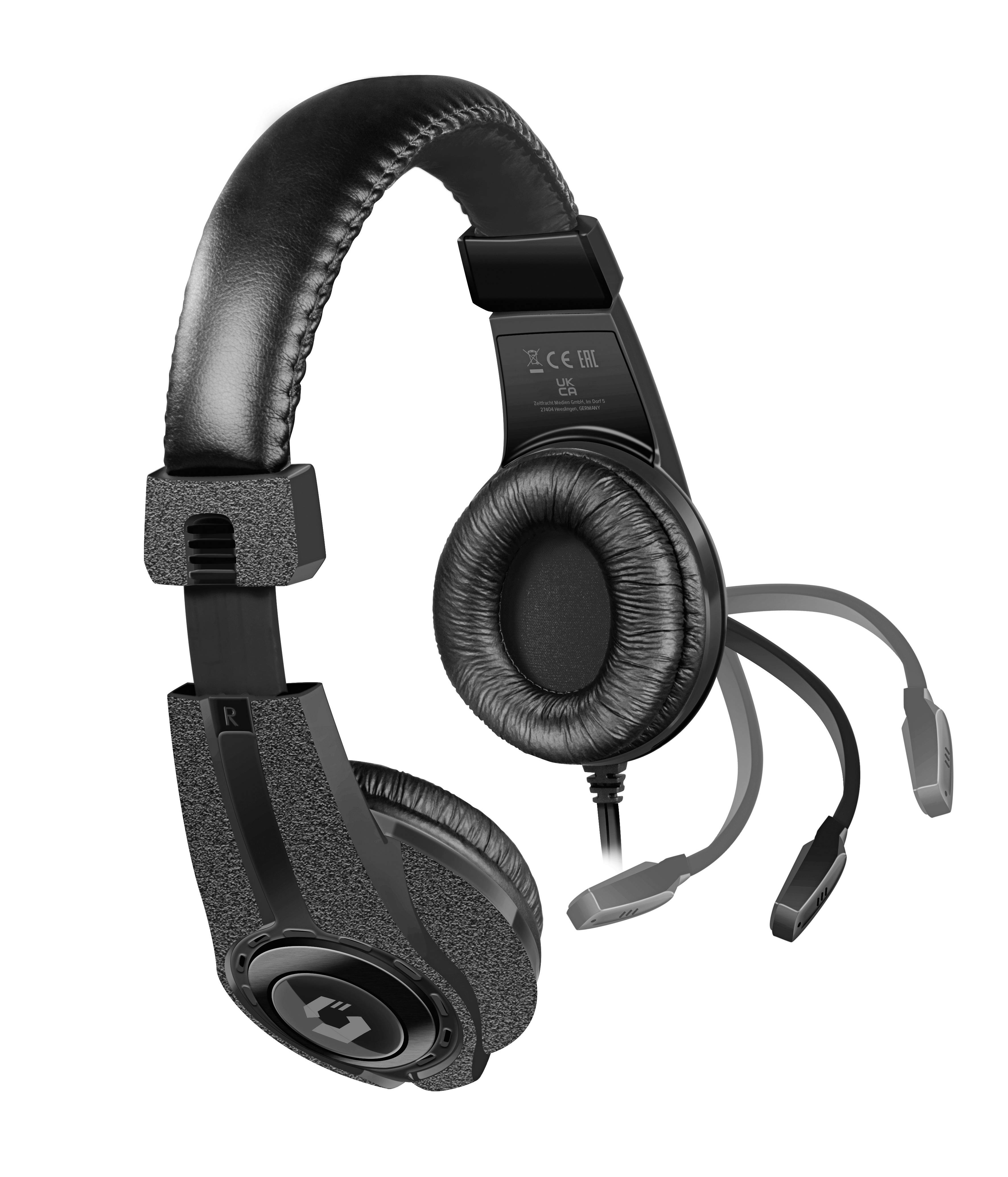 SpeedLink LEGATOS Micro-casque supra-auriculaire filaire Stereo noir micro-casque Gaming