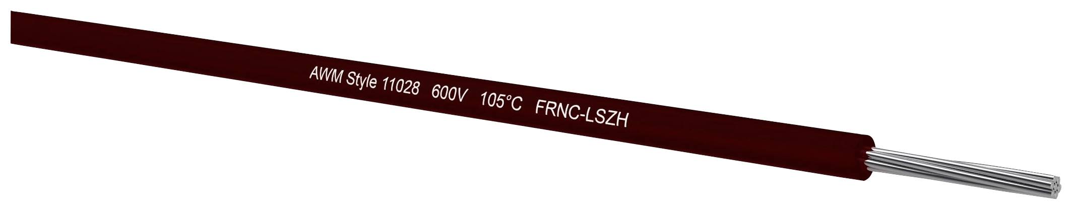Kabeltronik 090240708 Fil de câblage UL 11028 1 x 0.22 mm² rouge 250 m