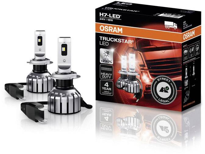 Osram Automotive 64215DWTS-2HFB Ampoule LED Truckstar H7 16 W 24 V