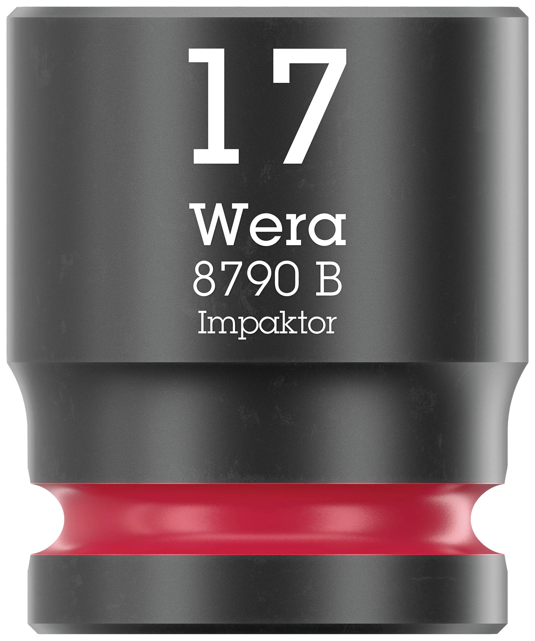 Wera 8790 B Impaktor 05005508001 6 pans extérieurs Douille 17 mm 1 pièce 3/8"