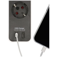 Bloc multiprise avec interrupteur Brennenstuhl 1153240126 blanc contact de protection 1 pc(s) Bloc multiprise avec interrupteur Brennenstuhl 1153240126 blanc contact de protection 1 pc(s)