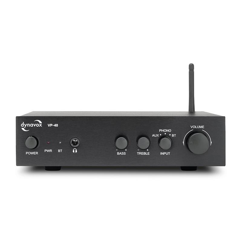 Dynavox VP-40 Amplificateur stéréo 2 x 20 W noir Bluetooth®