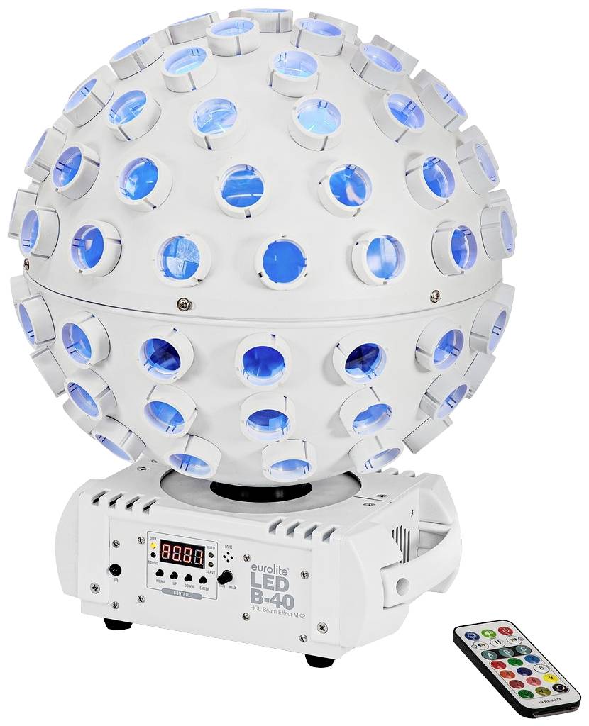 Eurolite 51918953 Projecteur à effets LED DMX Nombre de LED (détails):5 10 W