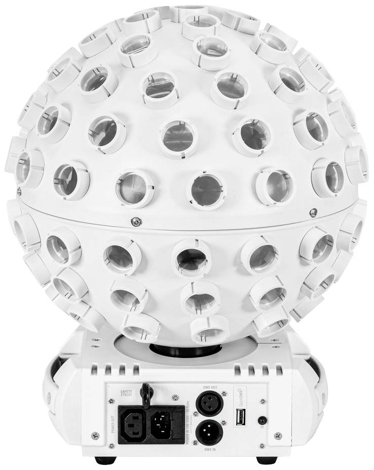 Eurolite 51918953 Projecteur à effets LED DMX Nombre de LED (détails):5 10 W