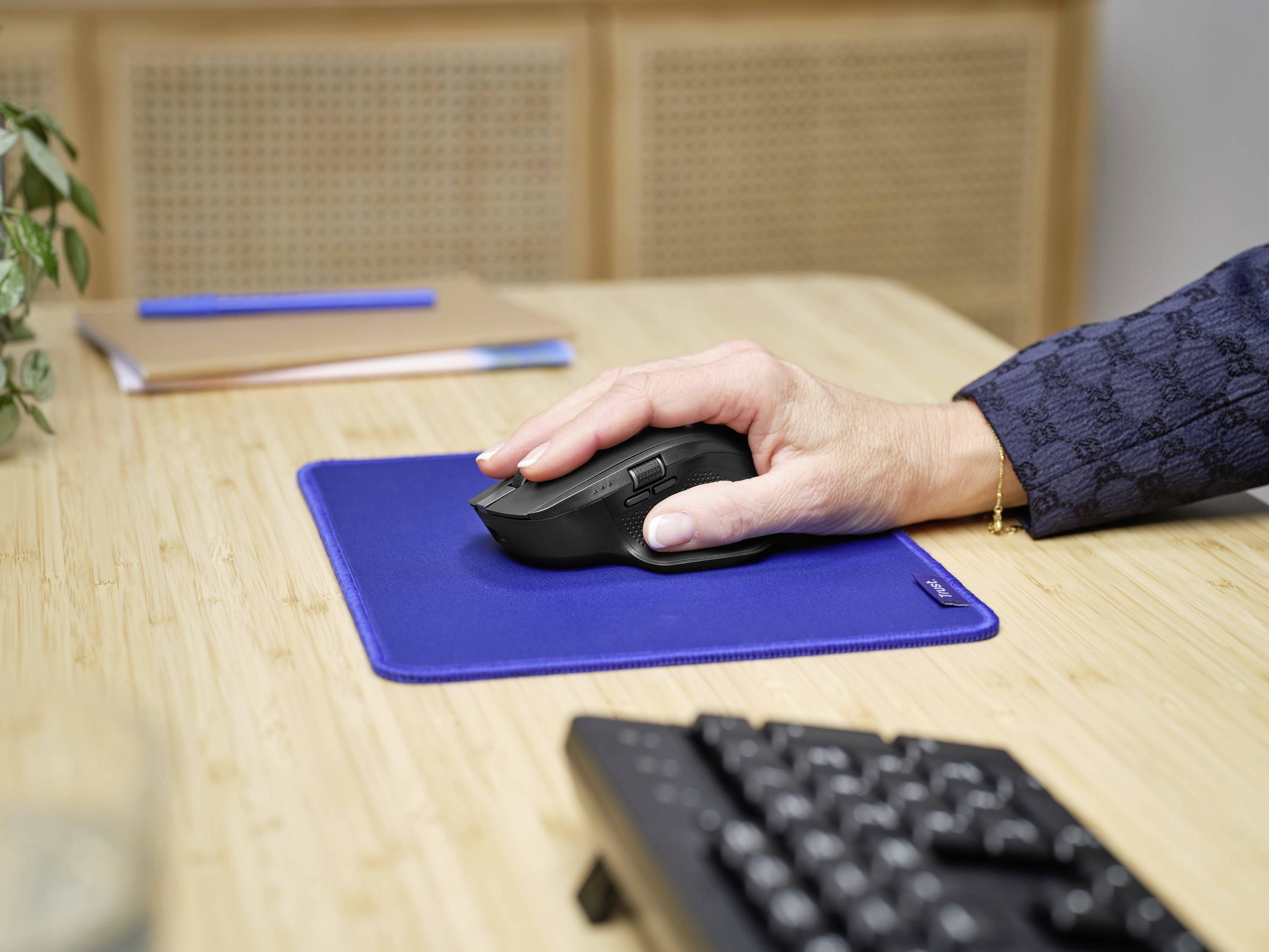 Trust OZAA+ MULTI-CONNECT Souris radio optique noir 6 Boutons 3200 dpi molette intégrée