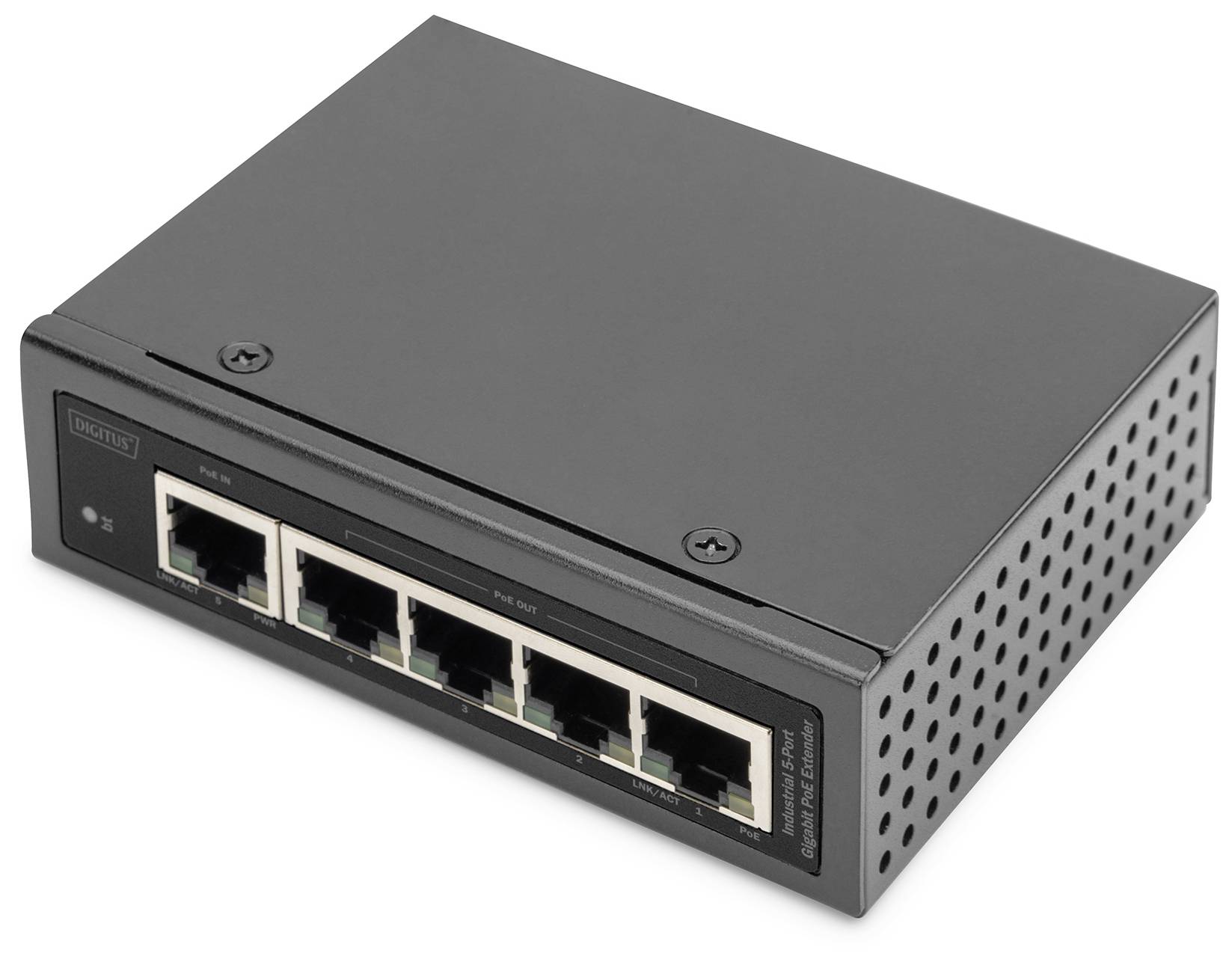 Répéteur PoE Digitus DN-651143 10 / 100 / 1000 MBit/s IEEE 802.3af (12.95 W), IEEE 802.3bt, IEEE 802.3at (25.5 W), IEEE802.3af