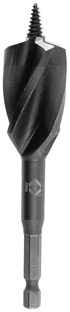C.K T2946-25 Foret pour le bois 25 mm Longueur totale 120 mm 6,35 mm, tige hexagonale 1 pc(s)