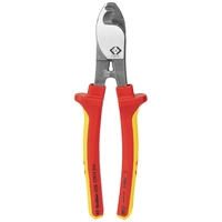 C.K T3973 210 T3973 210 Coupe-câble Adapté pour (technique d'isolation) câbles en alu et en cuivre, à 1 ou plusieurs fils 11 mm C.K T3973 210 T3973 210 Coupe-câble Adapté pour (technique d'isolation) câbles en alu et en cuivre, à 1 ou plusieurs fils 11 mm