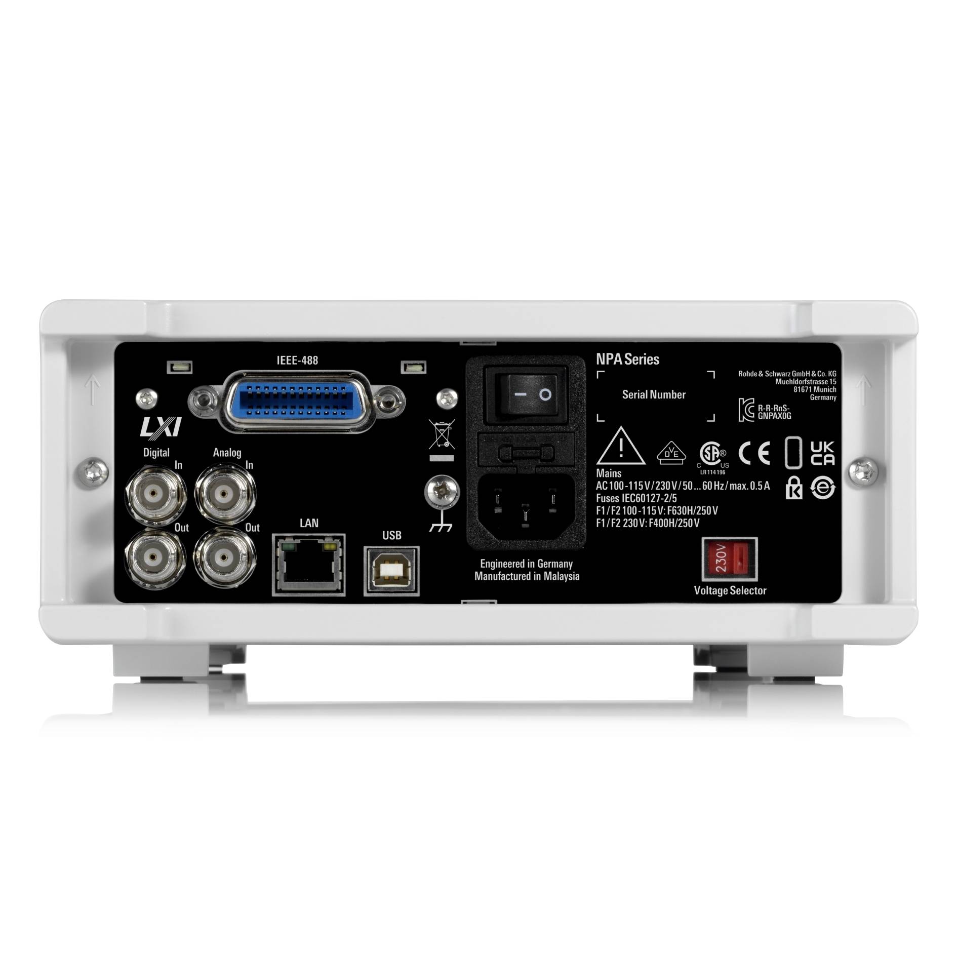 Rohde & Schwarz R&S®NPA701 Analyseur de réseau