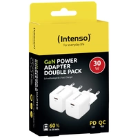 Intenso W30C GaN Chargeur USB 30 W 1x USB-C® blanc intérieure GaN, USB Power Delivery (USB-PD) Intenso W30C GaN Chargeur USB 30 W 1x USB-C® blanc intérieure GaN, USB Power Delivery (USB-PD)