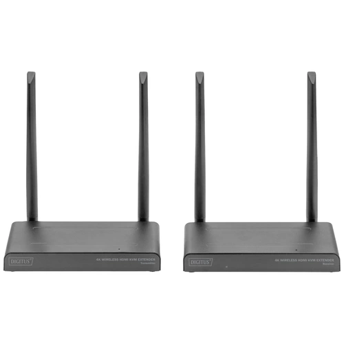 Digitus DS-55328 Set de transmission sans fil HDMI 150 m 3840 x 2160 Pixel Multi Viewer 4x, fonction tableau blanc numérique Digitus DS-55328 Set de transmission sans fil HDMI 150 m 3840 x 2160 Pixel Multi Viewer 4x, fonction tableau blanc numérique