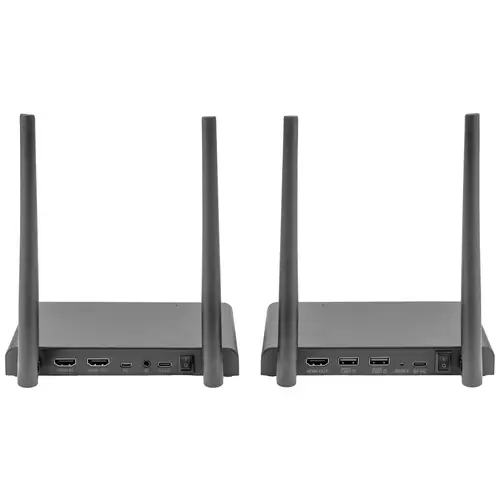 Digitus DS-55328 Set de transmission sans fil HDMI 150 m 3840 x 2160 Pixel Multi Viewer 4x, fonction tableau blanc numérique Digitus DS-55328 Set de transmission sans fil HDMI 150 m 3840 x 2160 Pixel Multi Viewer 4x, fonction tableau blanc numérique