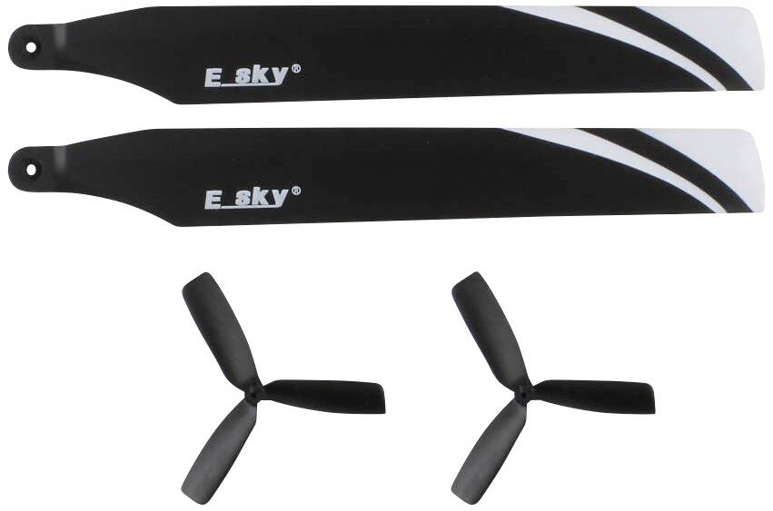 E-Sky Pièce de rechange Set d'hélices Convient au modèle (modélisme): Hélicoptère 300 V2