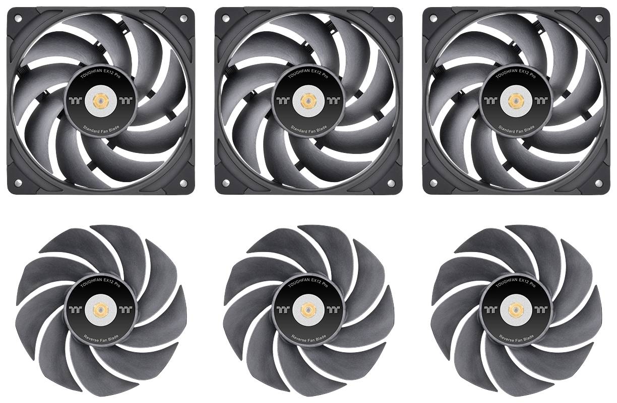 Thermaltake TOUGHFAN EX12 Pro Ventilateur pour PC noir