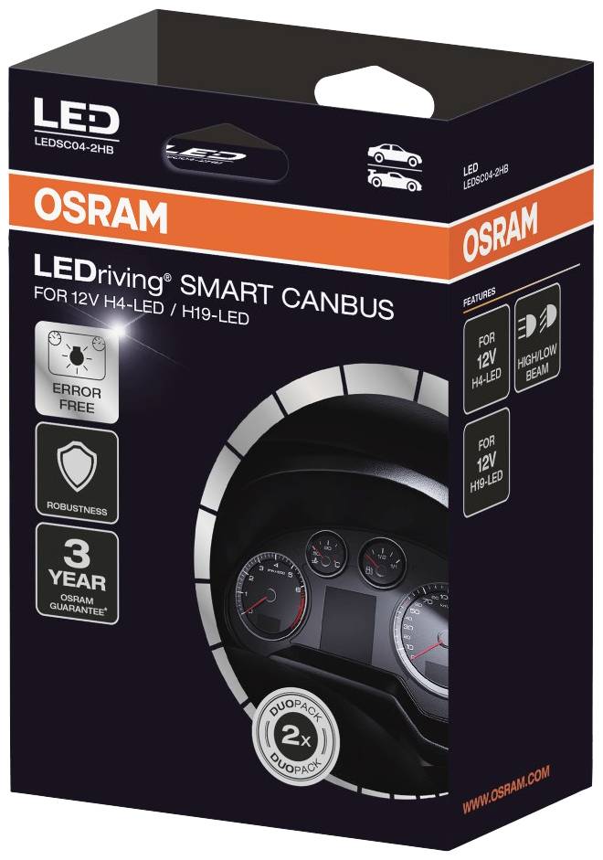 Osram Automotive Résistance de charge CanBus LEDSC04-2HB Type de construction (ampoule de voiture) Canbus Lastwiderstand
