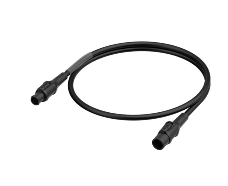 Neutrik 1027569 alimentation Câble de raccordement noir 2 m