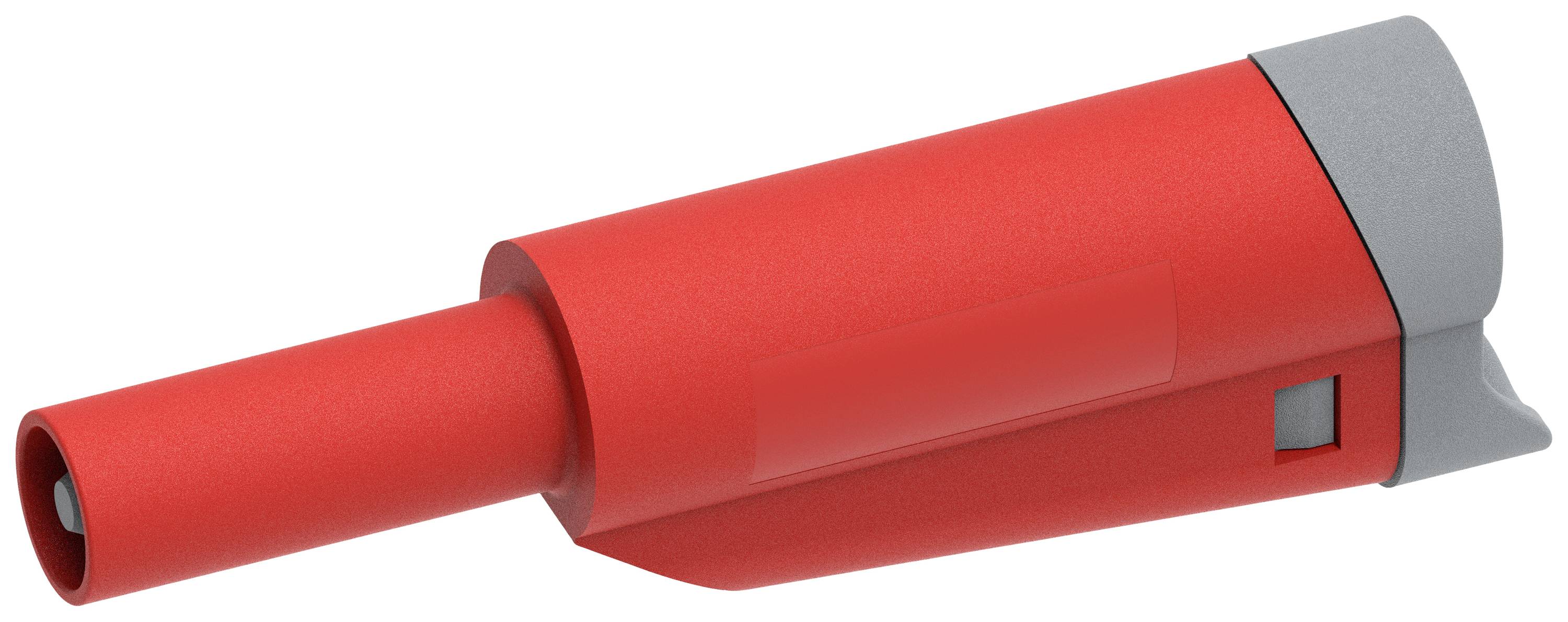 Electro PJP 1076-CD1-R Fiche mâle de laboratoire mâle, droit Ø de la broche: 4 mm rouge 1 pc(s)