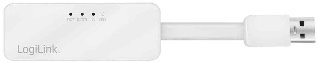 Adaptateur réseau LogiLink UA0144B 100 MBit/s USB 2.0, RJ45